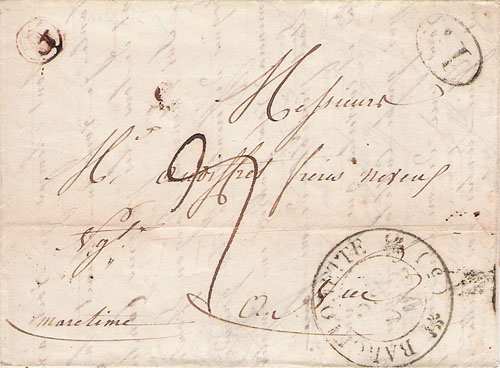 Courrier de 1841